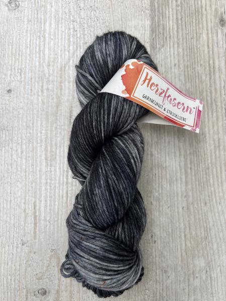 No 13 Rosenmix Anthrazit Merino 190
